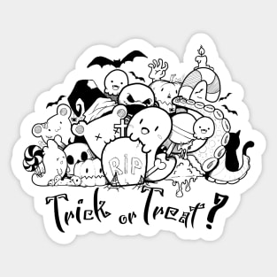 Trick or Treat? Sticker